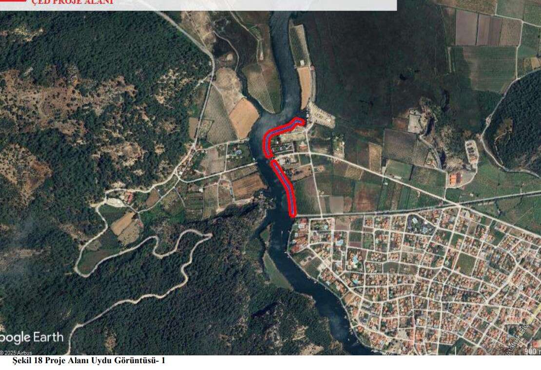 Kaya Mezarları ile Ünlü Dalyan Kanalına Yeni Yat-Tekne İskelesi Projesi 7